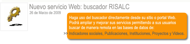 Webservice - buscador RISALC